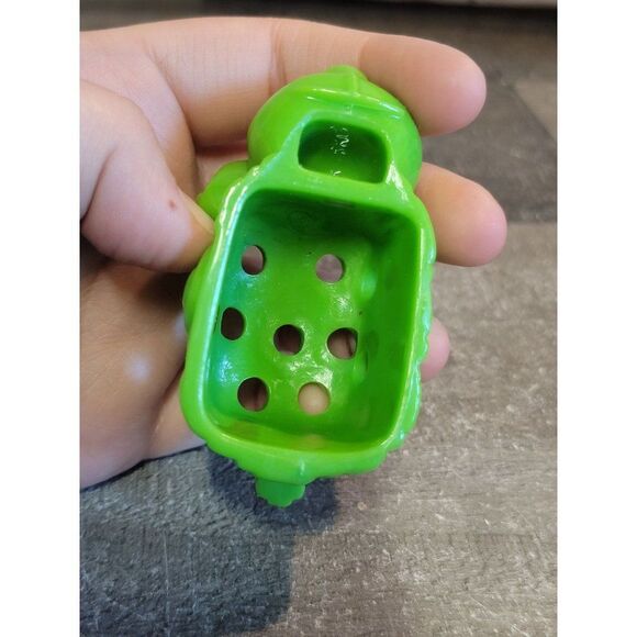 Green Play-Doh sheep hair animal zoo toy figure - Picture 5 of 5